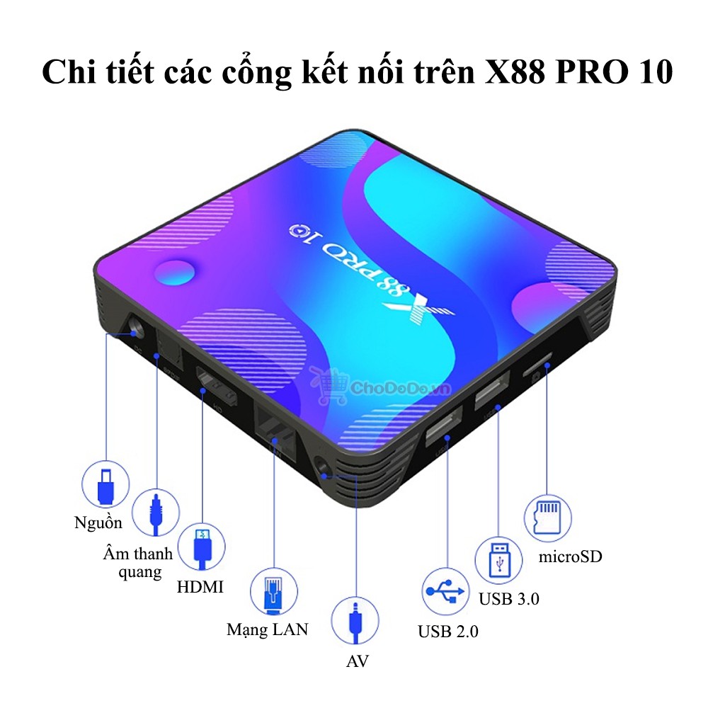 X88 Pro 10 - Android TV Box mới 2020 chạy Android 10 cực nhanh, giá rẻ, chính hãng ENYBOX