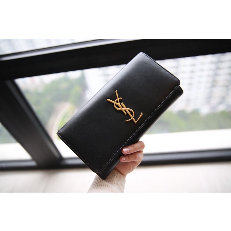 Túi kẹp nách ysll size24cm mầu đen