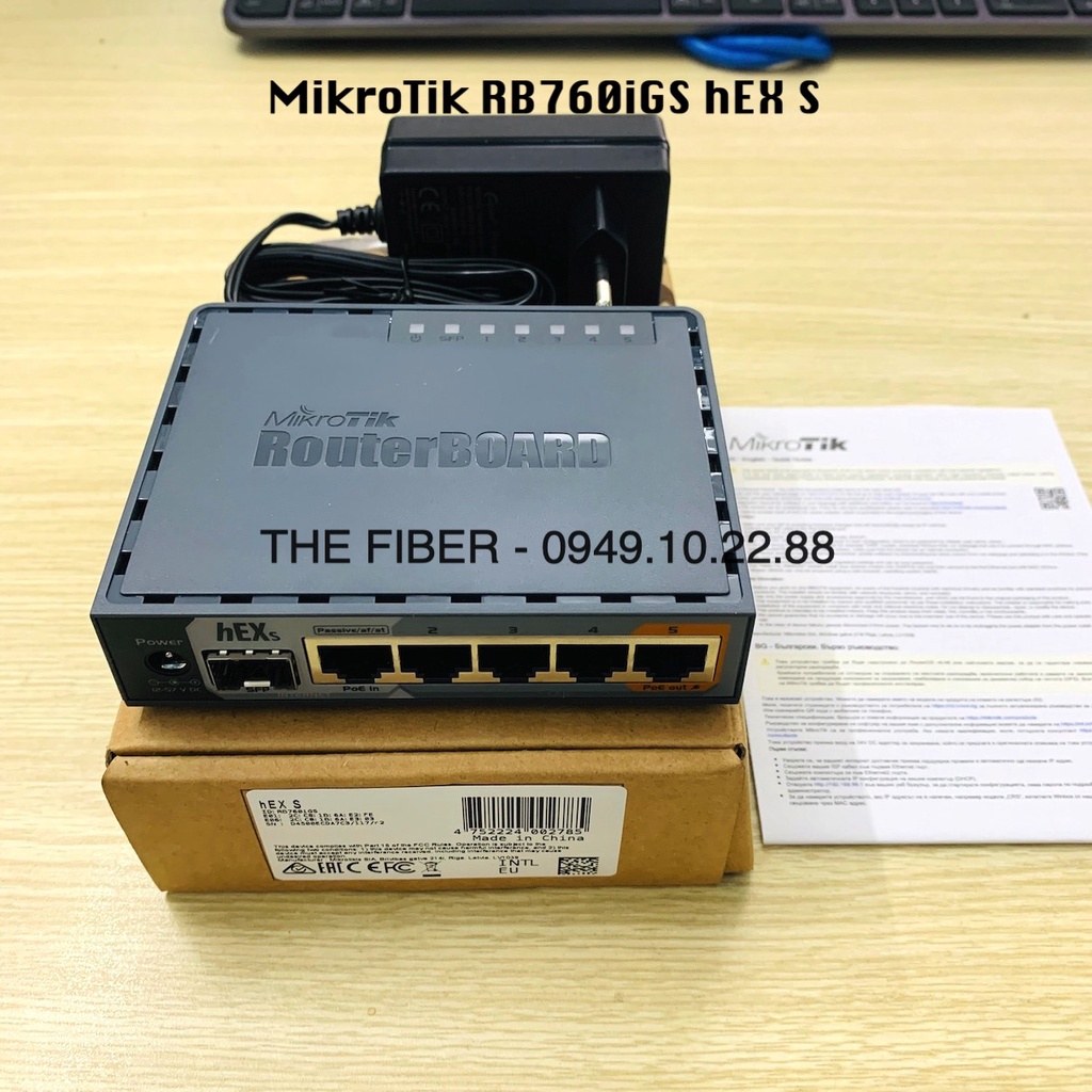 Thiết bị Router MikroTik RB760iGS hEX S