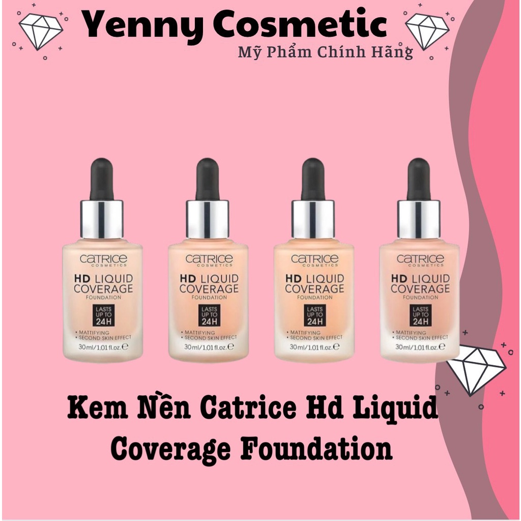 Kem Nền CATRICE HD LIQUID COVERAGE FOUNDATION