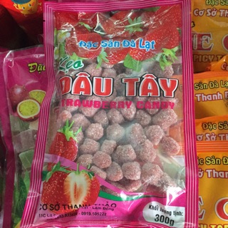Kẹo dâu tây viên đặc sản đà lạt