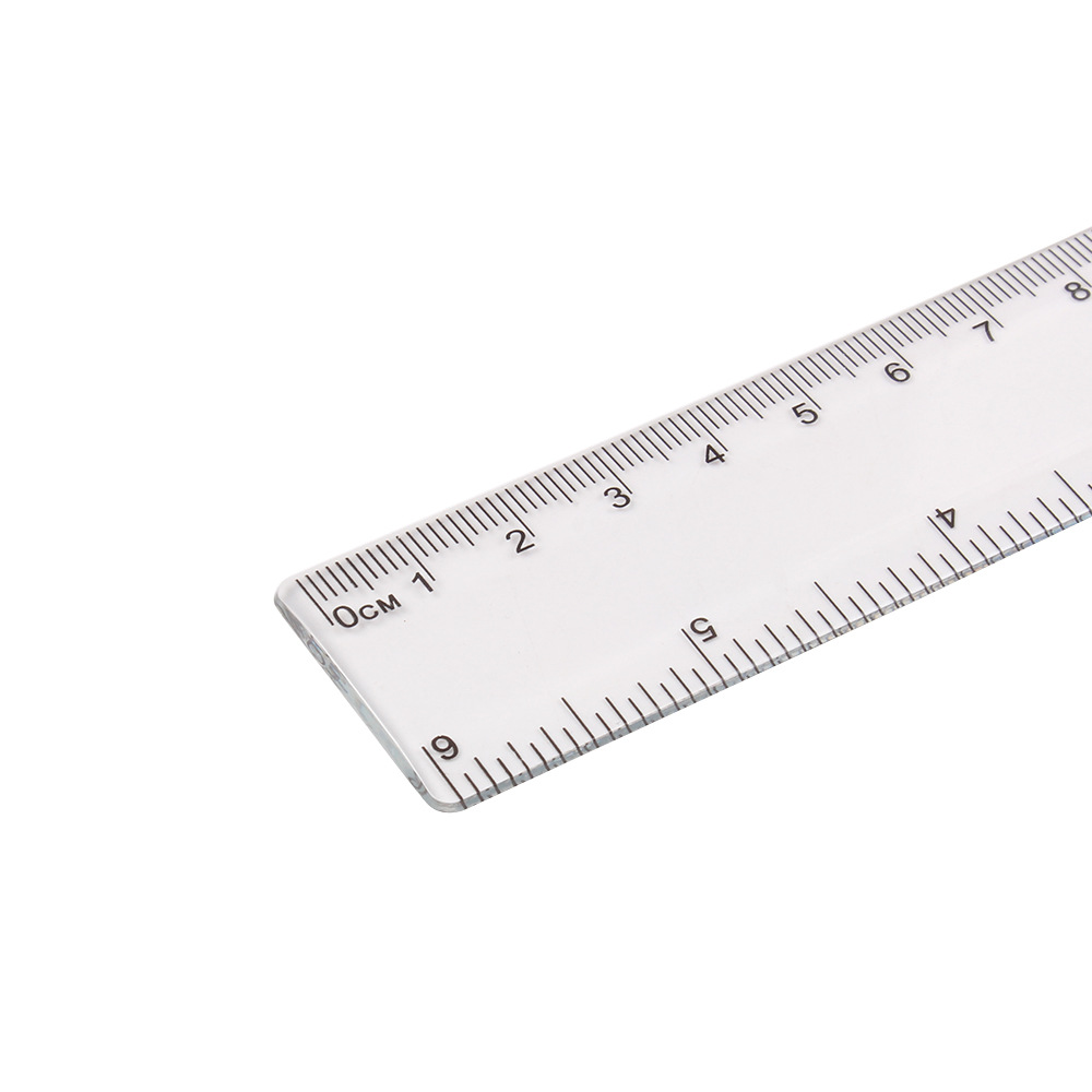 Thước Kẻ Bằng Nhựa Trong Suốt Dài 15cm
