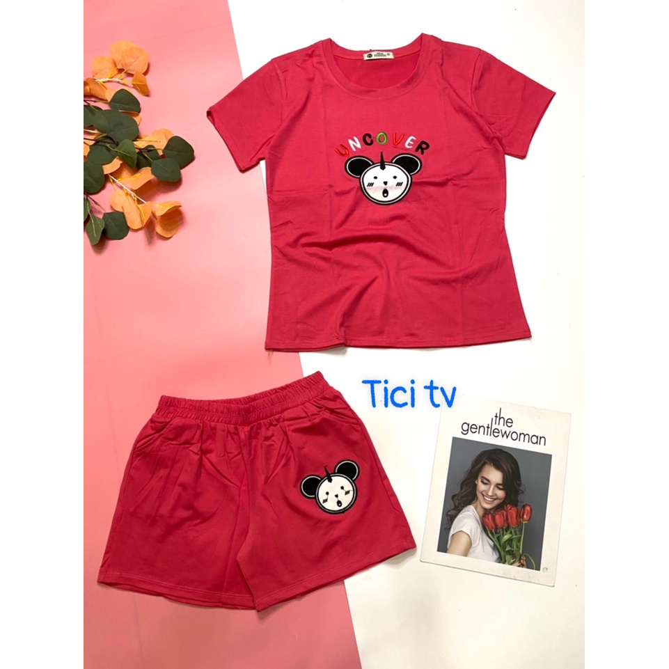 Đồ bộ đùi thun cotton tc mặc nhà