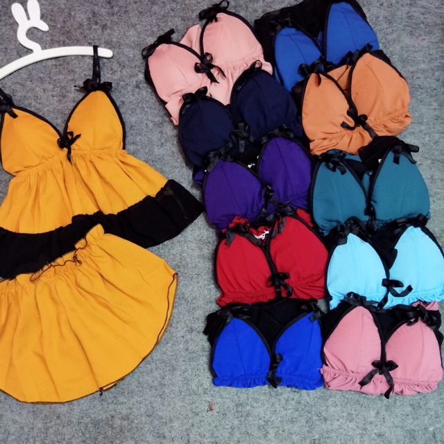 [Mã WAPUSH giảm 15% đơn 50K] [SALE 30%] Đồ ngủ sexy voan thân bèo có mút | BigBuy360 - bigbuy360.vn