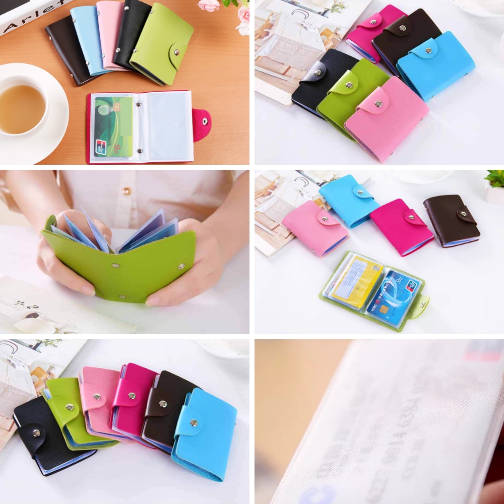 Ví Đựng Thẻ Phong Cách Mini 12 Ngăn Siêu Tiện Dụng