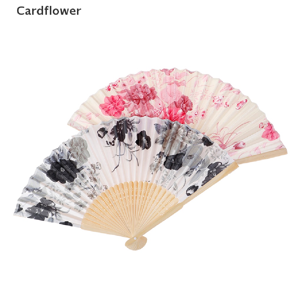 Dù Gấp Cầm Tay Bằng Lụa Phong Cách Nhật Bản Mới