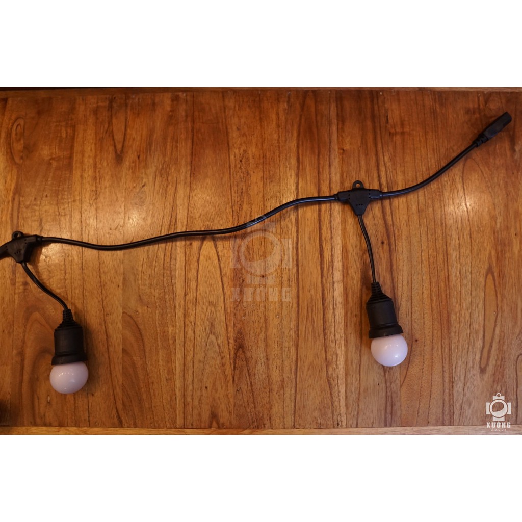 Combo dây 5,5m đúc chuông + 10 bóng bulb 3w