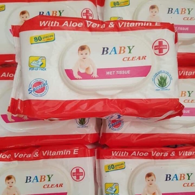 Giấy ướt 80 tờ 1 gói