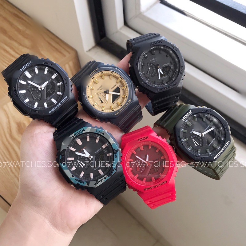 Đồng hồ thời trang cho nam và nữ Gx 2100HRA Mặt mini nhiều màu ( ảnh thật shop chụp) | BigBuy360 - bigbuy360.vn