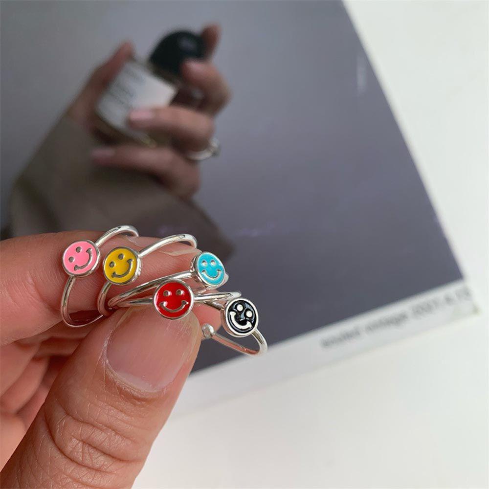 Nhẫn Kim Loại Thiết Kế Hình Học Thanh Lịch Cho Nam Và Nữ