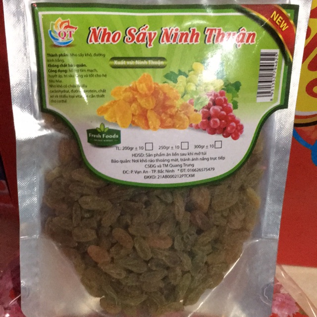 Nho xanh Ninh Thuận 250 g