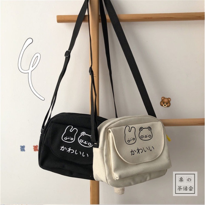 Túi đeo chéo mini nam nữ chống thấm nước thời trang unisex