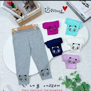 Combo 3 chiếc quần legging dài cho bé gái 7-24kg
