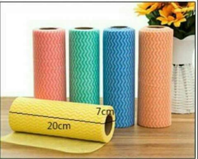 Combo 4 cuộn khăn giấy lau đa năng LOẠI DÀI TO 20*20cm