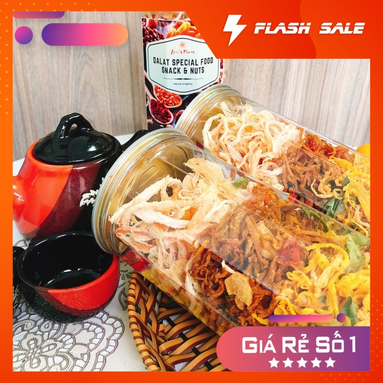 KHÔ MIX 3 VỊ: HEO - MỰC - GÀ 300G [FREESHIP] | BigBuy360 - bigbuy360.vn