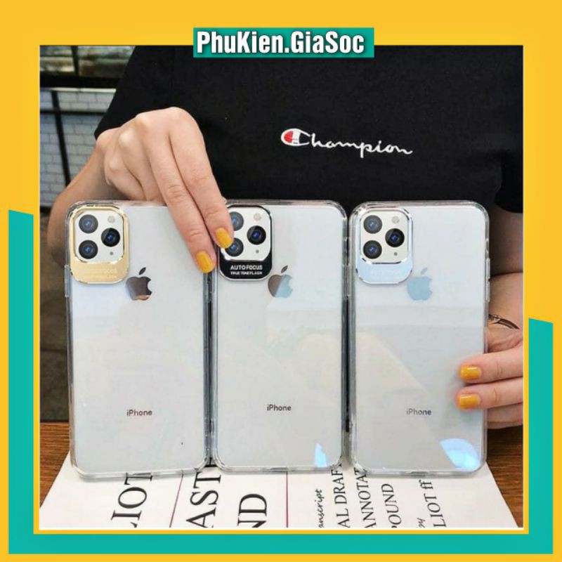 [LOẠI TỐT] ỐP LƯNG AUTO FOCUS TRONG SUỐT IPHONE ❤FREESHIP❤ KHÔNG Ố VÀNG - ĐỦ DÒNG IPHONE