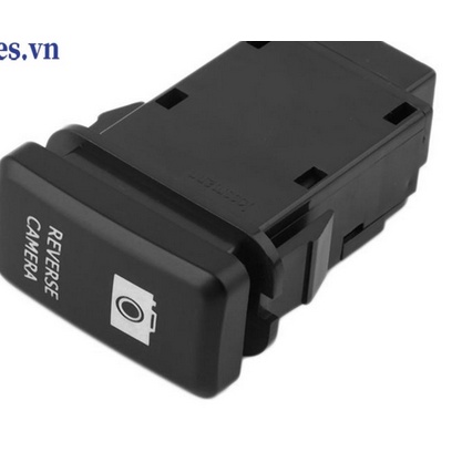 Công Tắc LED Cam lùi Toyota Fortuner Land cruiser xe hơi ô tô nút ấn Bật Tắt 12V Màu Xanh Dương chữ Reverse Camera