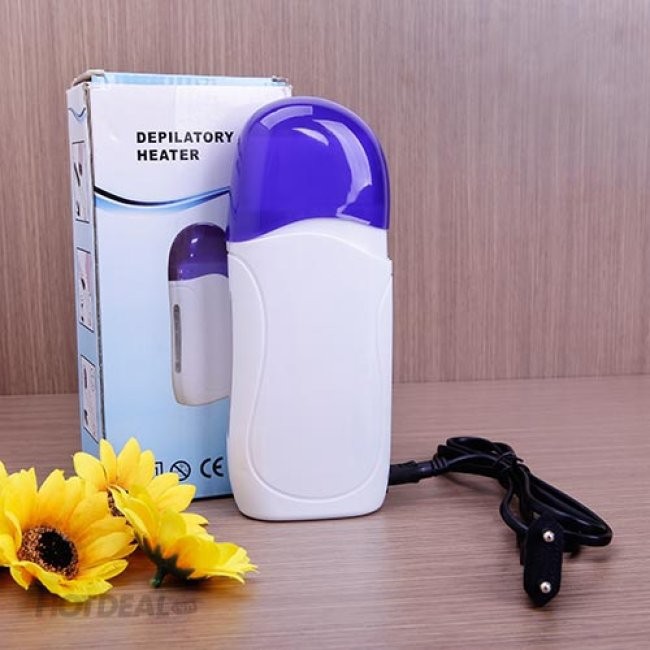 Máy wax lông kèm sáp và 100 tờ giấy nhám