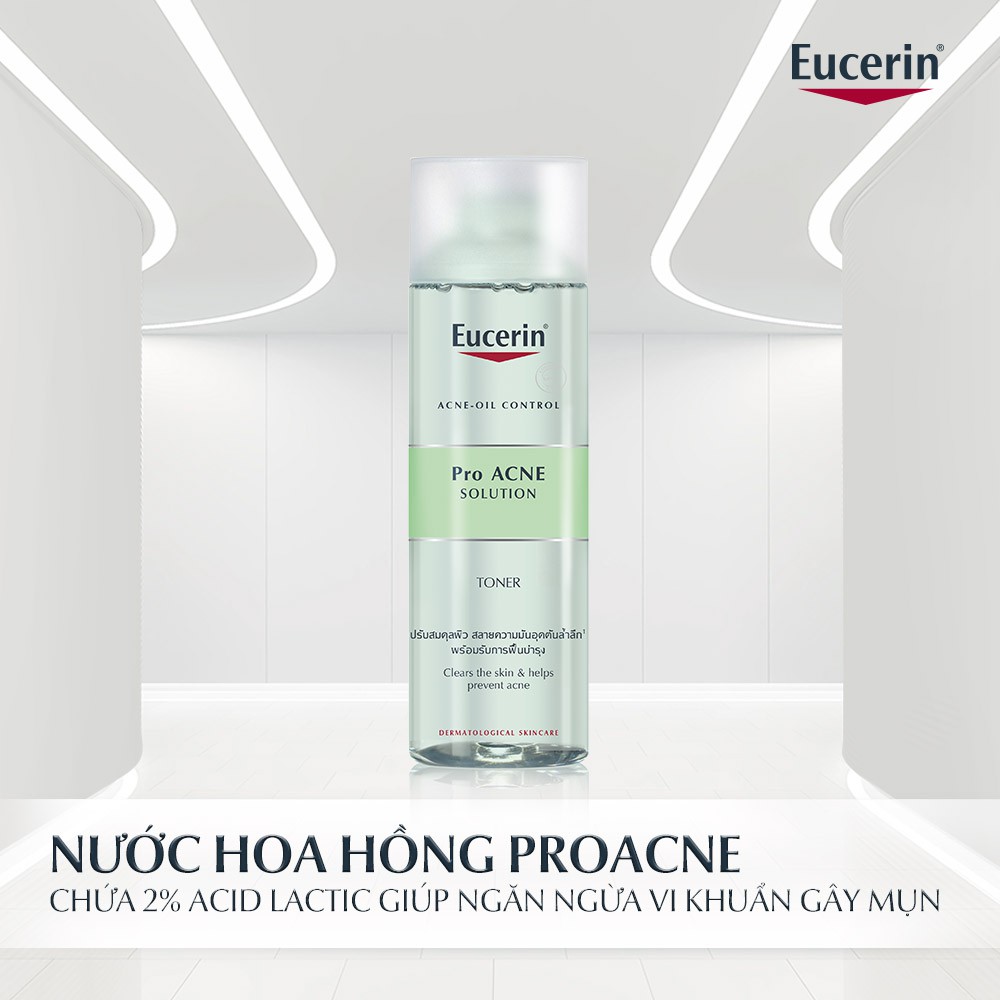 [QUÀ TẶNG] Nước hoa hồng Eucerin Pro acne solution toner chai 200ml