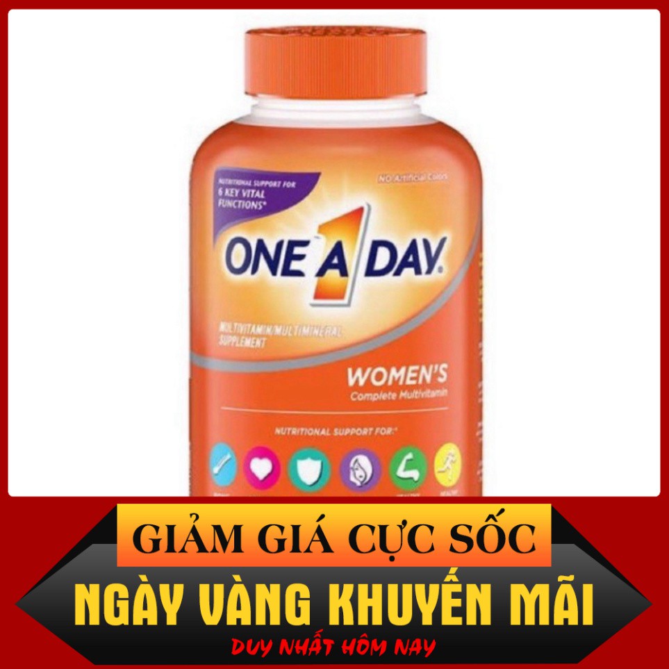 XẢ XẢ XẢ Viên Uống One A Day Men’s & Women’s Multivitamin Health Formula (300 Viên, Mẫu Mới) XẢ XẢ XẢ