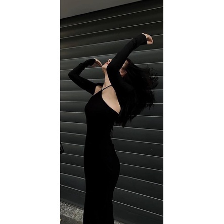 [hot] Set Đầm 2 Dây Phom Dài Kèm Áo Khoác Chất Thun Thích Hợp Mặc Đi Tiệc Đi Làm Đi Chơi SE28 | BigBuy360 - bigbuy360.vn