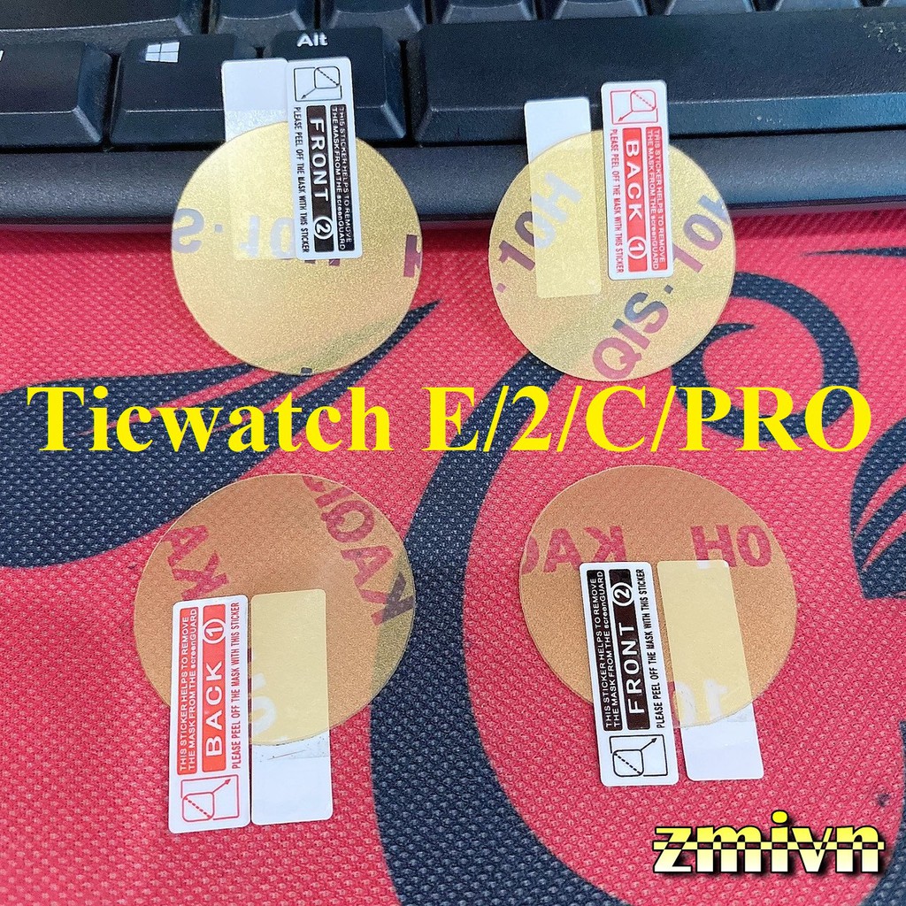 Cường lực dẻo Nano chống xước bảo vệ màn Ticwatch E/S/2 , Ticwatch PRO...