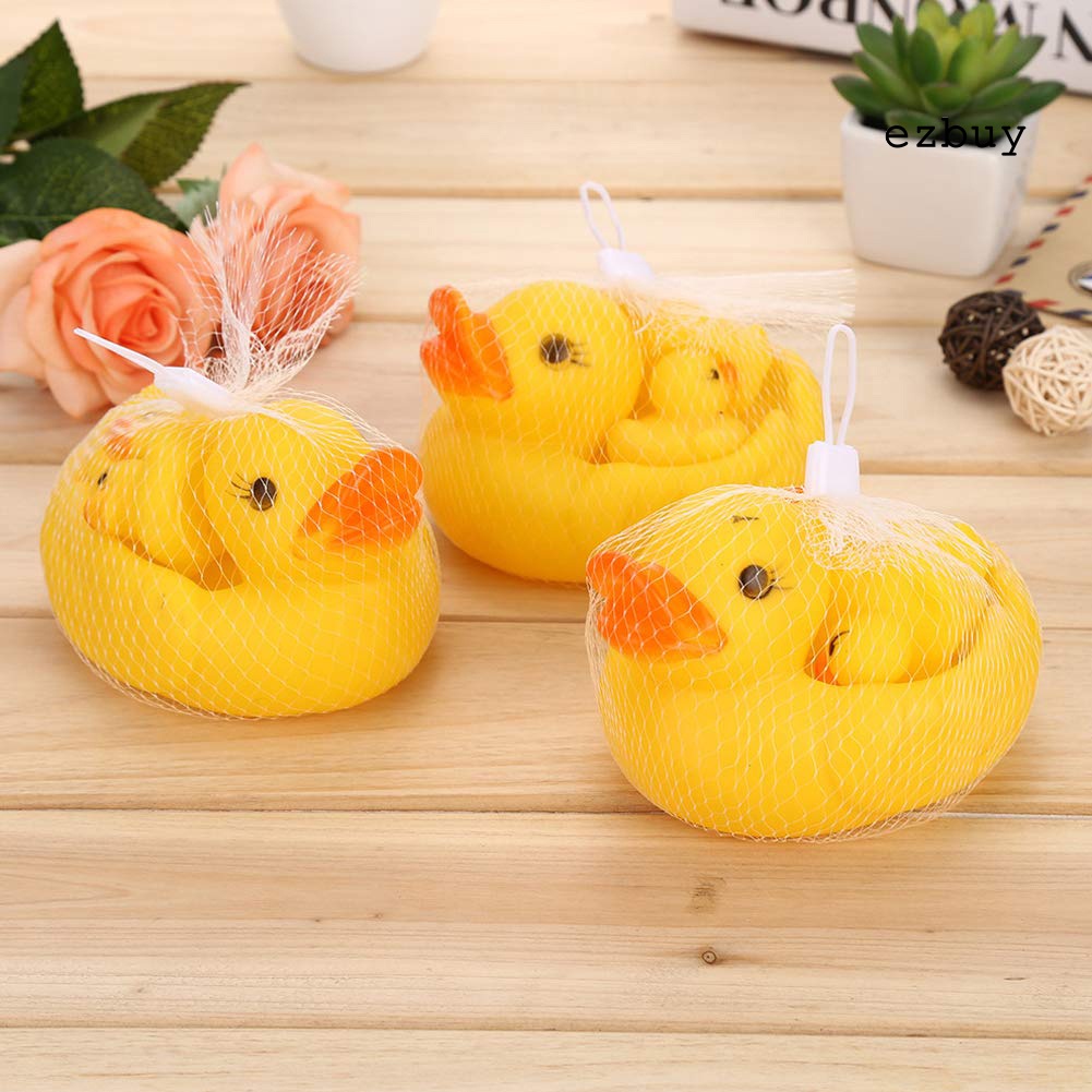 Set 4 vịt đồ chơi mềm dễ thương cho bé độc đáo