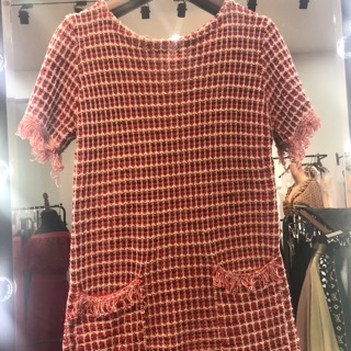 Combo 2 váy len đỏ