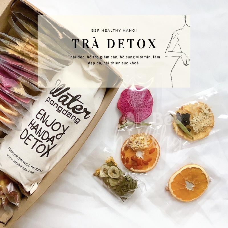 Trà Hoa Quả Thảo Mộc Sấy Detox - Bếp Healthy Hà Nội