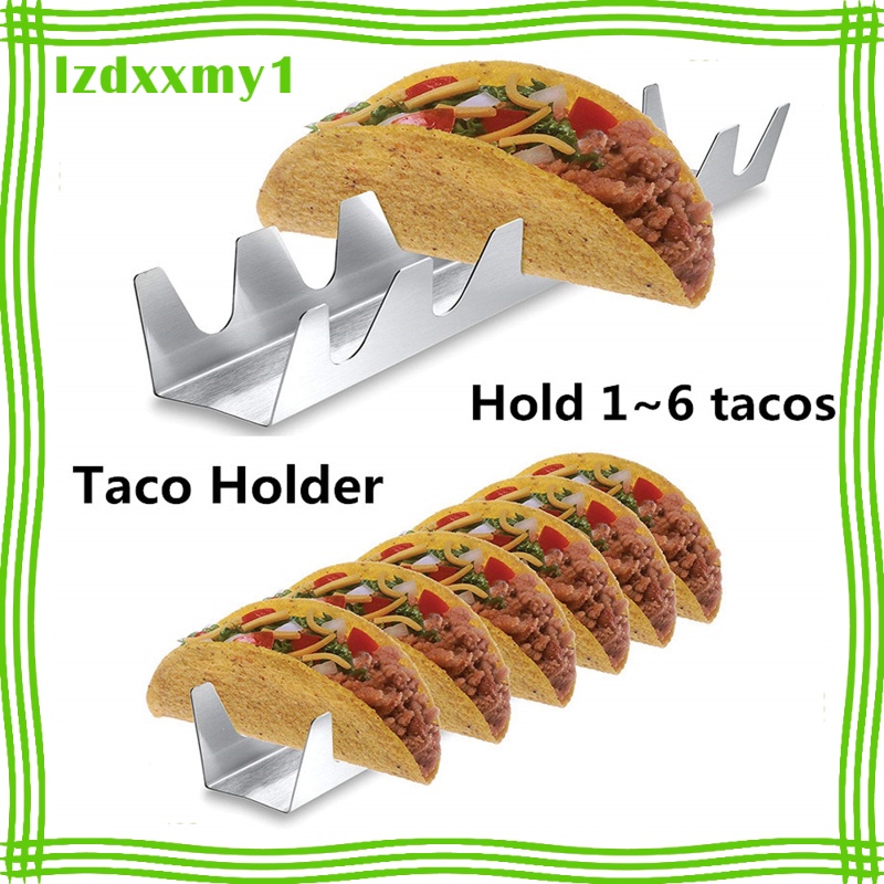 Giá Đỡ Bánh Taco 6 Tacos Bằng Thép Cho Lò Nướng