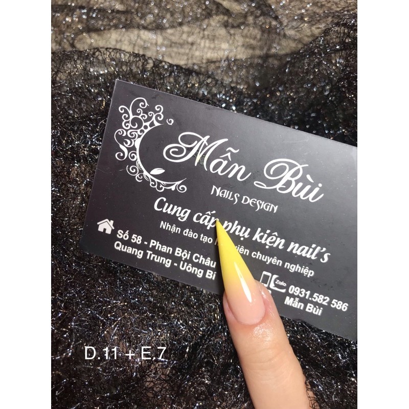 bột đắp móng- bột Mỹ màu vàng E7