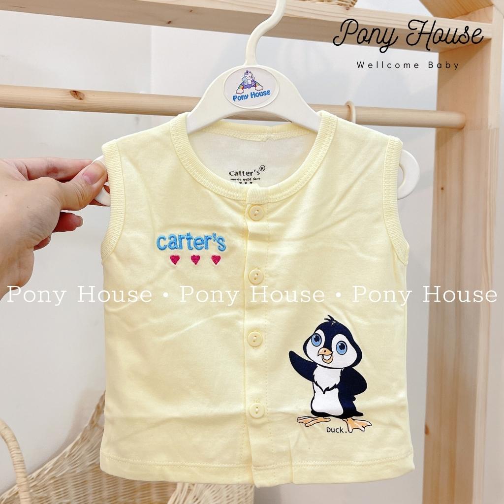 Áo Gile Carters Cotton 2 Lớp Cho Bé Trai Bé Gái Sơ Sinh