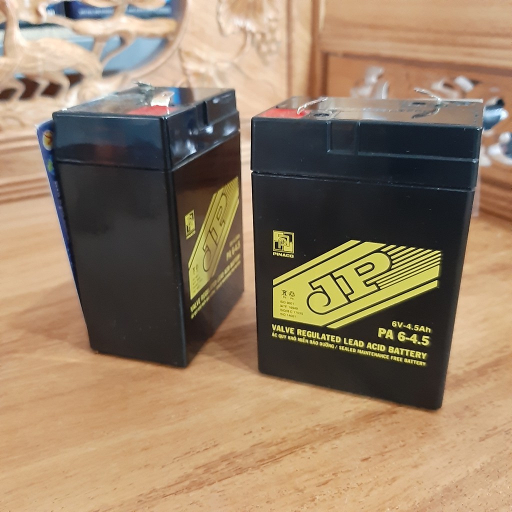 Ắc quy 6v 4.5A cho quạt tích điện, xe ô tô trẻ em