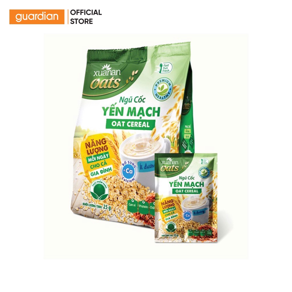 Ngũ cốc yến mạch ít đường Xuân An 400g [Tặng gói yến mạch 180g]
