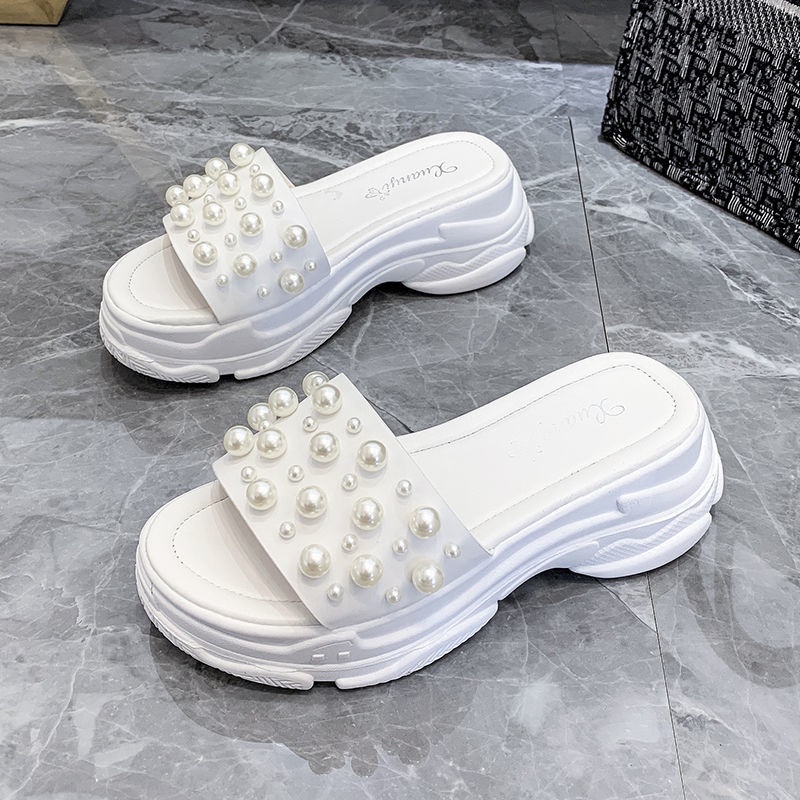 Dép Sandal Nữ Đế Xuồng Dày Phong Cách Mới