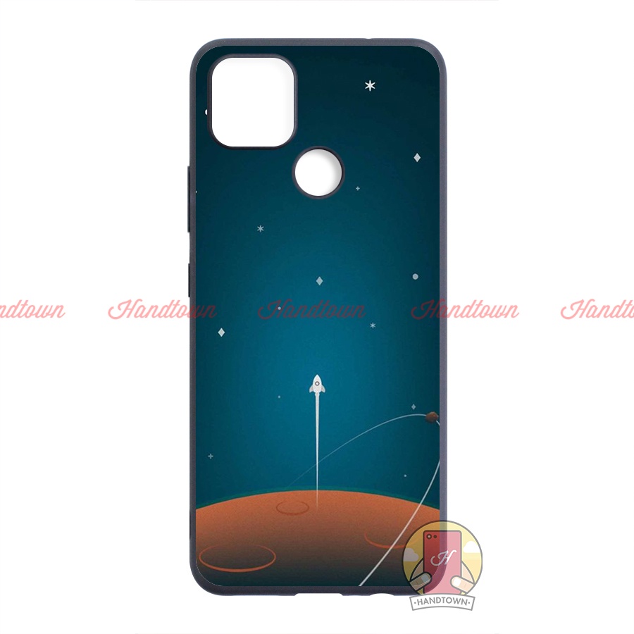 Ốp Lưng Realme Narzo 30A C25 C25S C12 C20 C20A 20A TPU Silicon Chống ố Chống Bẩn Không Gian Công Nghệ Bảo Vệ Handtown