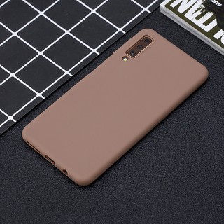 For Samsung A7 2018A10 A50 A70 Solid Color Matte Soft TPU case