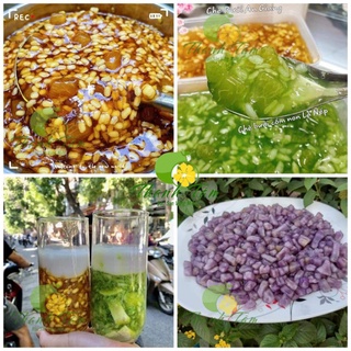 100g cùi bưởi nấu chè đã sấy khô khử đắng, tẩm bột đường - cùi bưởi thanh tâm