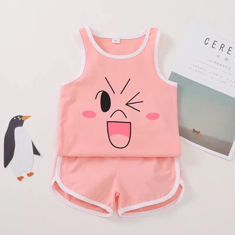 Đồ bộ bé gái 100% cotton cho trẻ 3-13kg | Mềm mịn thoáng mát | Quần áo trẻ em