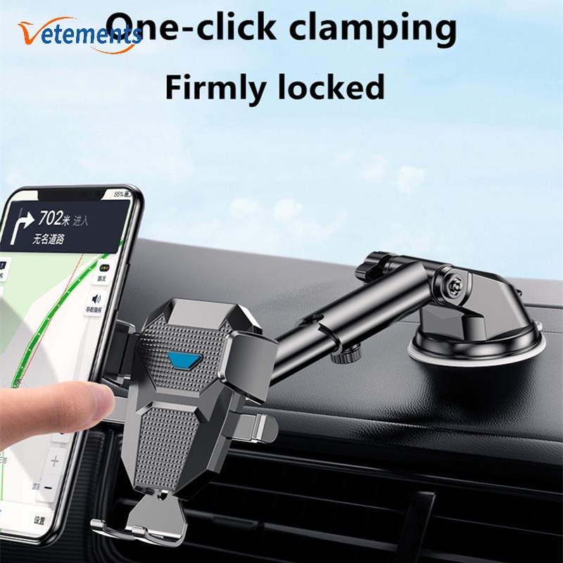 1 Giá Đỡ Điện Thoại / GPS Bằng Silicon Có Giác Hút Gắn Xe Hơi Chống Trượt Chất Lượng Cao