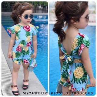 Mẫu áo váy thun cực xinh cho bé iu