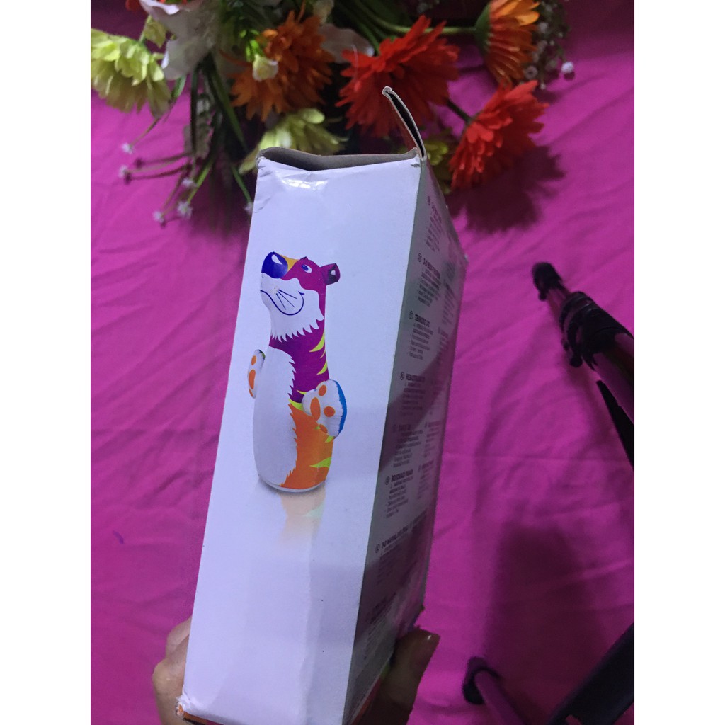 Lật đật bơm hơi cho bé vận động tốt, trò chơi vận động lật dật bơm hơi