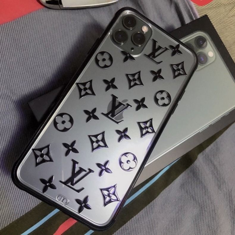 Ốp điện thoại cứng màu trơn họa tiết in chữ LV độc đáo cho iphone 6 6s 7 8 plus X XR XS MAX 11 PRO MAX | BigBuy360 - bigbuy360.vn