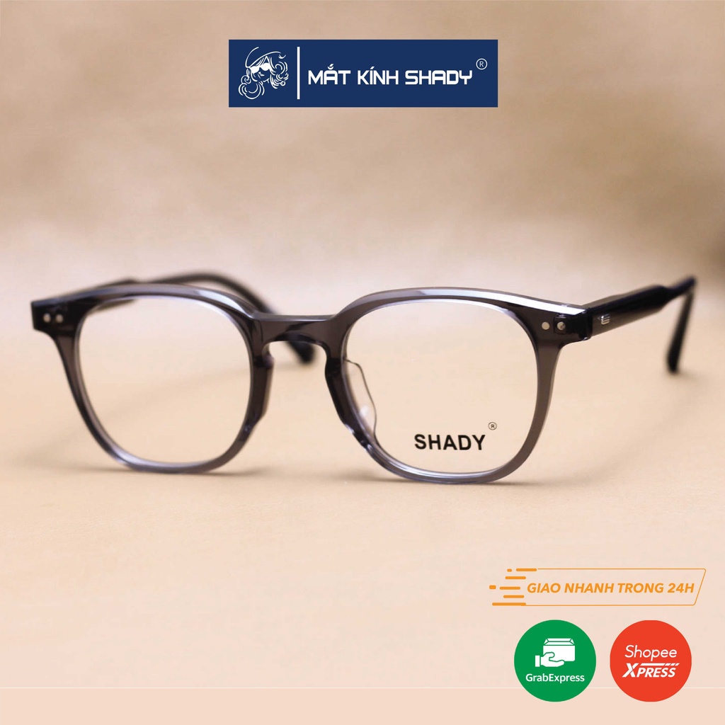 Gọng Kính Cận Nhựa Acetate Unisex Shady G2011 (Nhiều Màu)