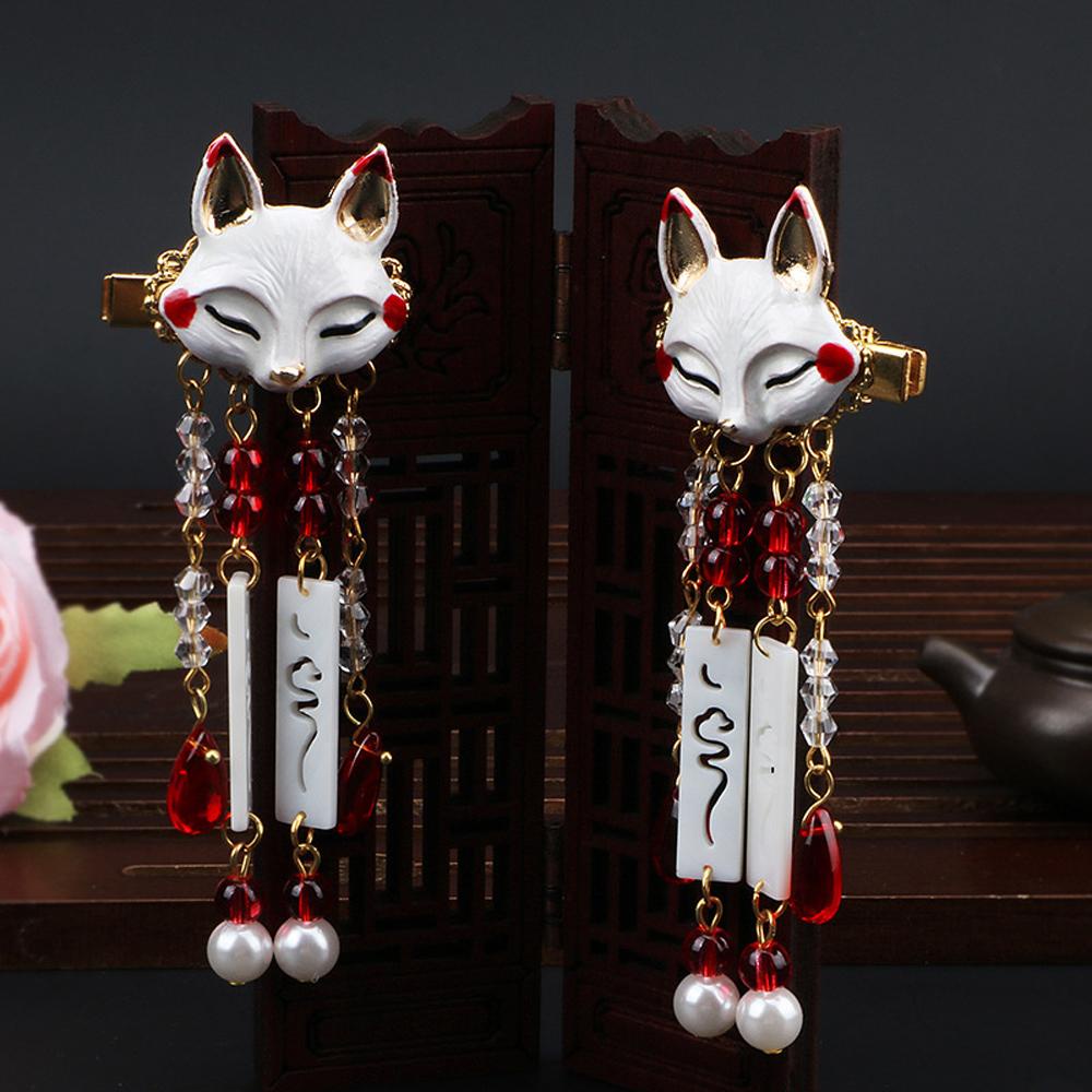 NICKOLAS Kẹp Tóc Tua Rua Hình Động Vật Bằng Hợp Kim Thời Trang Cho Nữ