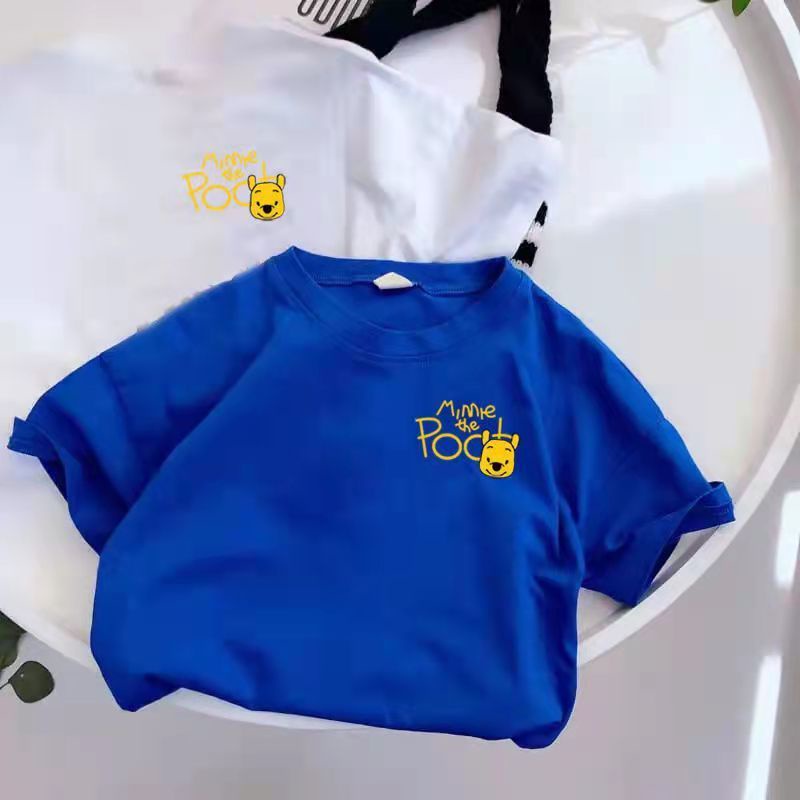 Áo Thun 100% Cotton Nguyên Chất Tay Ngắn Thời Trang Mùa Hè Phong Cách Phương Tây Hàng Mới Dành Cho Bé Trai Và Bé Gái 2022