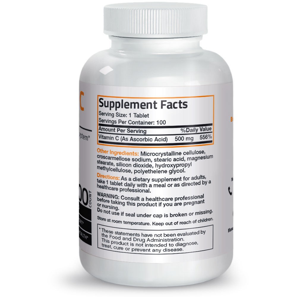 Organic Vitamin C 500mg - 100 viên Mỹ - Bổ sung Vitamin C | BigBuy360 - bigbuy360.vn