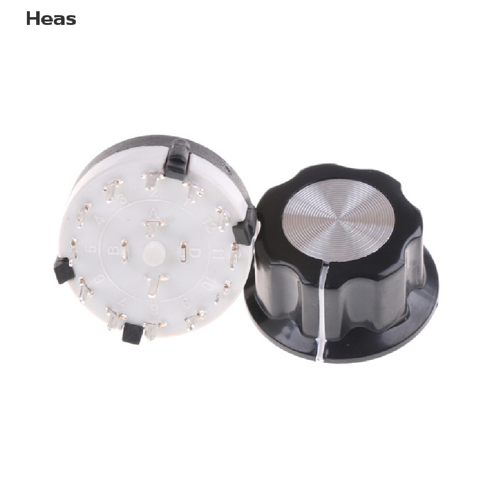 1 công tắc xoay RS26 2 vị trí 6 vị trí kèm núm vặn
