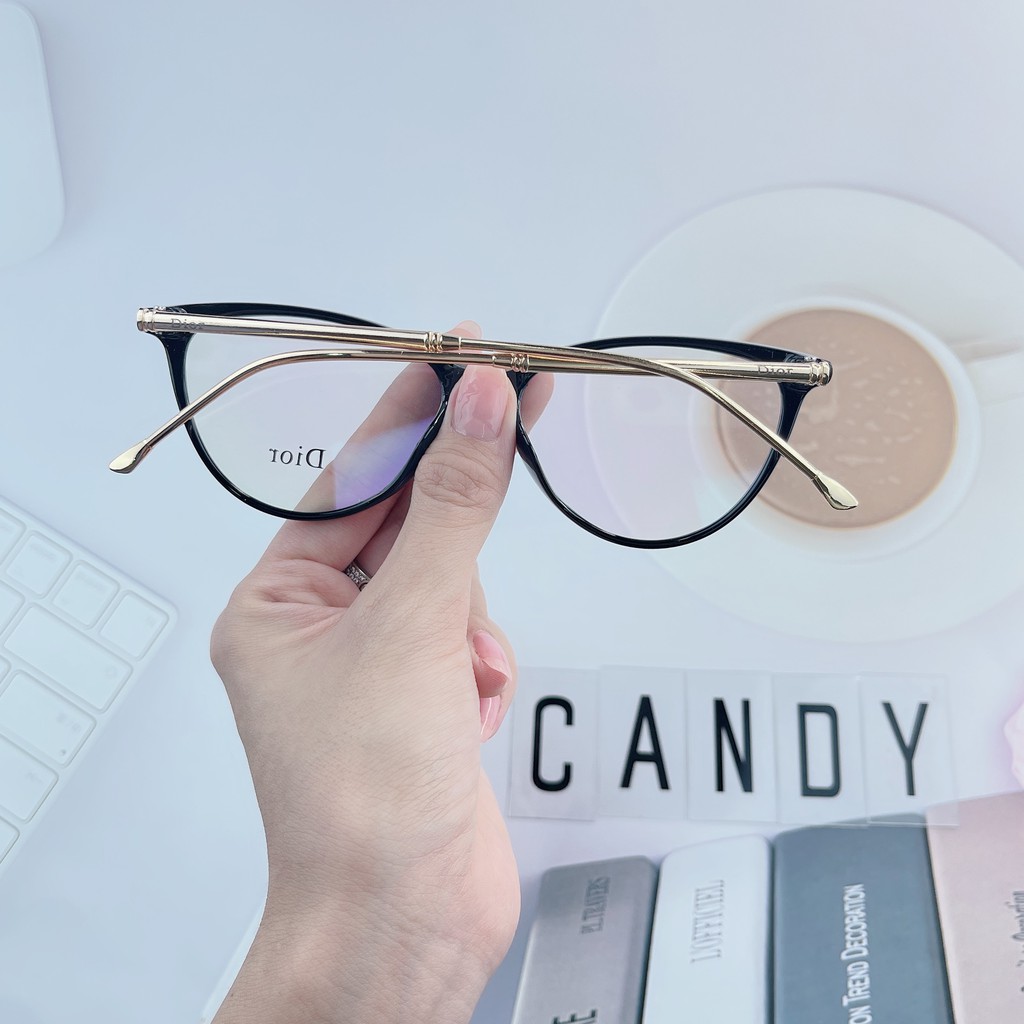 Gọng kính mắt mèo kim loại 5029 – Tiệm kính Candy