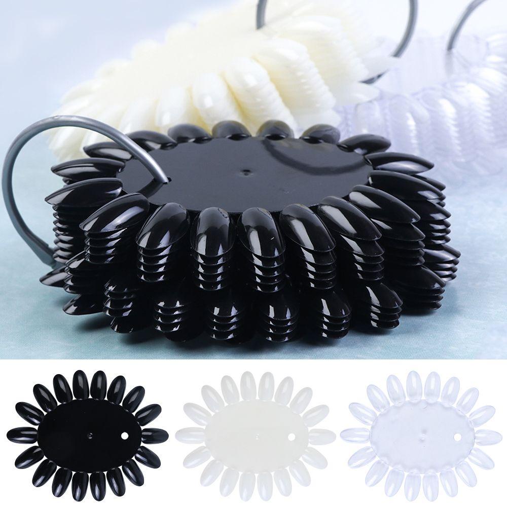 Set 10 Móng Tay Giả Trong Suốt Trưng Bày DIY